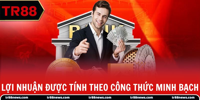 Lợi nhuận được tính theo công thức minh bạch